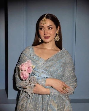 Neorah Miyah pakistani fashion outfit in ivory, blue, teal, green…